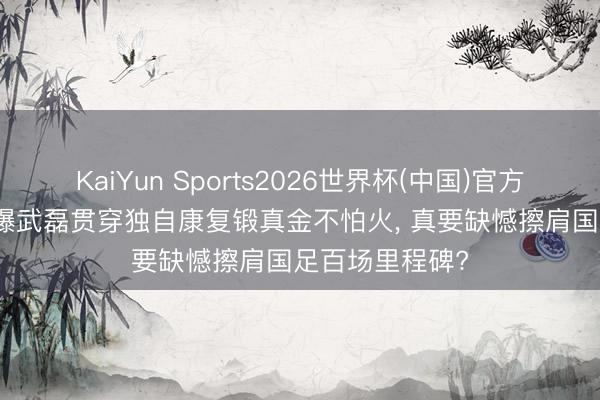 KaiYun Sports2026世界杯(中国)官方网站 坏音书! 曝武磊贯穿独自康复锻真金不怕火， 真要缺憾擦肩国足百场里程碑?
