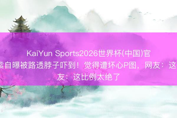 KaiYun Sports2026世界杯(中国)官方网站 杨紫自曝被路透脖子吓到！觉得遭坏心P图，网友：这比例太绝了