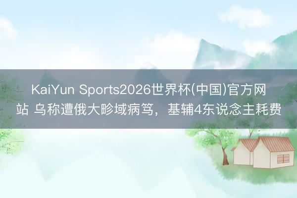 KaiYun Sports2026世界杯(中国)官方网站 乌称遭俄大畛域病笃，基辅4东说念主耗费